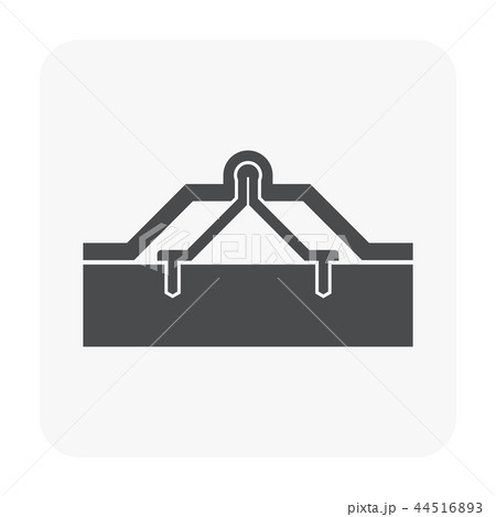 roof material icon roof material icon 44516893