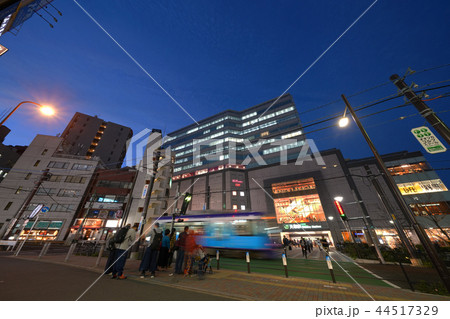日本の東京都市景観 大塚駅や都電などを望む 日本の東京都市景観 大塚駅や都電などを望む 44517329