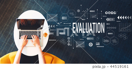 Evaluation with person using a laptop Evaluation with person using a laptop 44519161