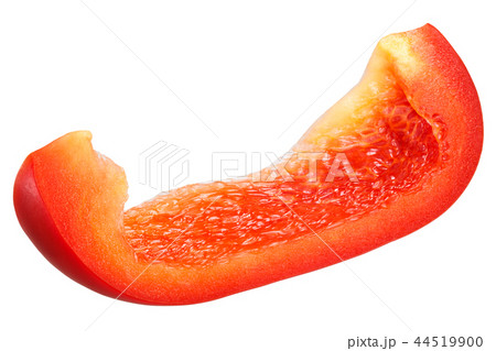 Red bell pepper slice c. annuum, paths Red bell pepper slice c. annuum, paths 44519900