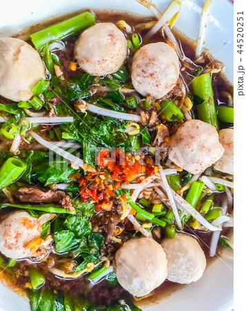 Popular street food, Kuai Tiao Moo Namtok Popular street food, Kuai Tiao Moo Namtok 44520251