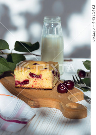 Cherry pie on the table 44521432