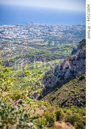 Beautiful day summer view on Kyrenia, Cyprus 44521604