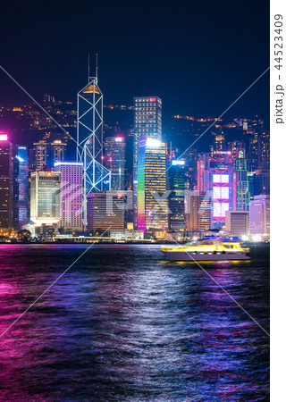 香港　夜景　 44523409