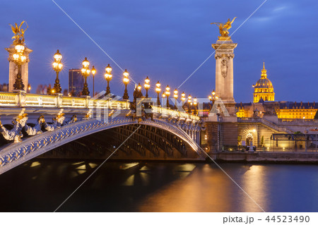 Pont Alexandre III in Paris, France Pont Alexandre III in Paris, France 44523490