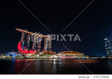 シンガポール マリーナ・ベイ 夜景 シンガポール マリーナ・ベイ 夜景 44523600