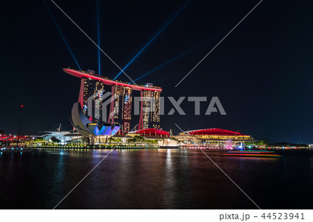 シンガポール マリーナ・ベイ 夜景 シンガポール マリーナ・ベイ 夜景 44523941