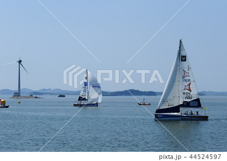 風景 帆 ボート 44524597