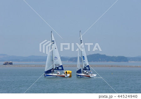 風景 帆 ボート 44524940
