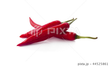 Red chili pepper isolated on a white background 44525861