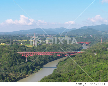 木曽川-苗木城跡より／岐阜県中津川市（岐阜県中津川市） 44526331
