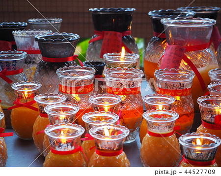 極楽寺、ケックロックシー、パイナップル型ろうそくの灯り、身体健康、ペナン、マレーシア 44527709