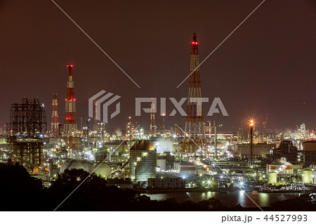岡山・水島・工業地帯夜景 44527993