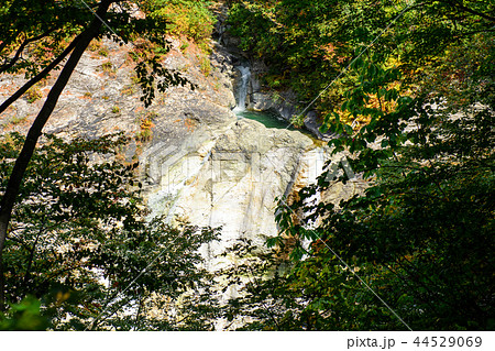 紅葉の川原毛大湯滝 秋田県 湯沢市 紅葉の川原毛大湯滝 秋田県 湯沢市 44529069