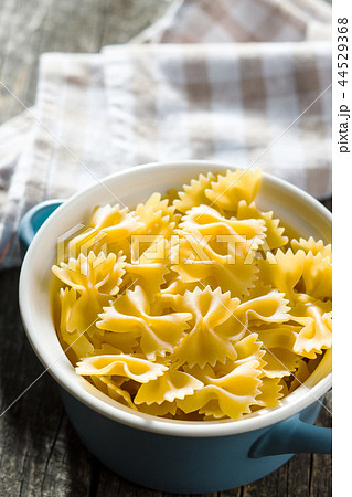 Farfalle pasta. Tasty italian pasta. Farfalle pasta. Tasty italian pasta. 44529368