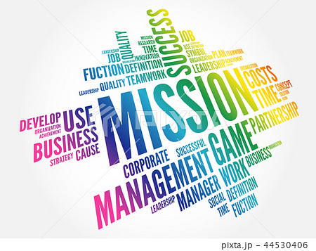MISSION word cloud collage 44530406