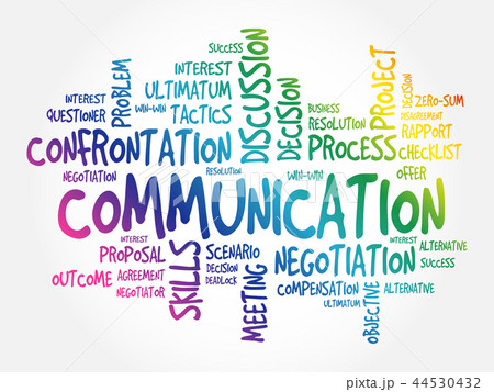 Communication concept word cloud Communication concept word cloud 44530432