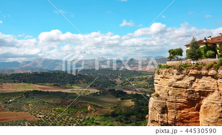 View from mountainous town Ronda, Spain 44530590