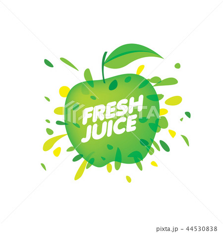 Logo for fresh juice. Vector illustration on white background. 44530838