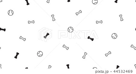 dog bone Seamless pattern vector french bulldog 44532469