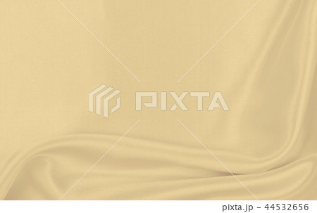 Smooth elegant golden silk or satin luxury cloth  44532656