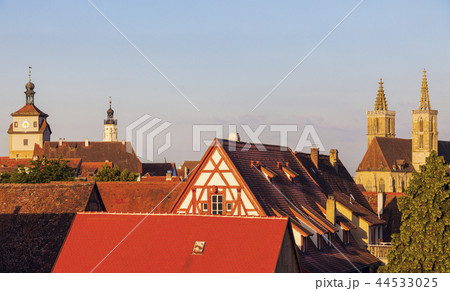 Rothenburg panorama with St. James's Church 44533025