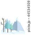 イラスト 背景 冬 44534509