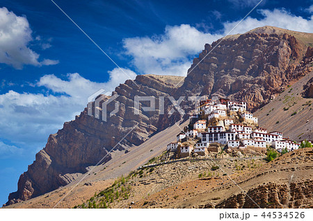 Ki gompa tibetan monastery. Spiti valley, Himachal Pradesh, Indi 44534526