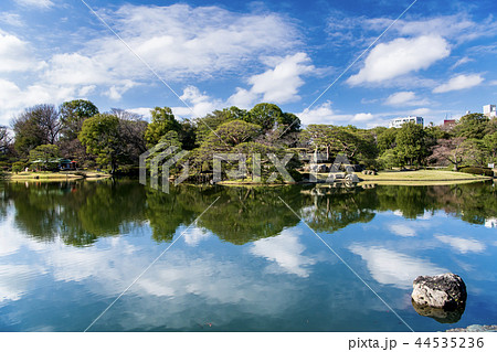 東京 六義園 大泉水 44535236