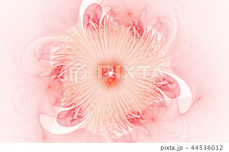 Abstract fractal flower with colorful design art 44536012
