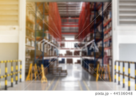 Blurred storage warehouse concept for background Blurred storage warehouse concept for background 44536048