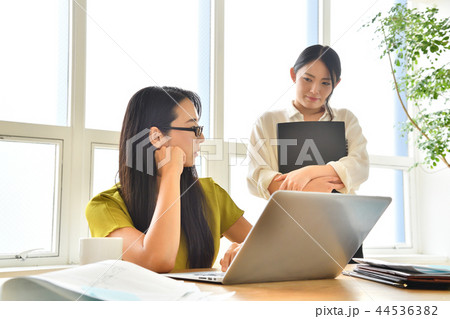 オフィス 女性 部下を叱る上司 オフィス 女性 部下を叱る上司 44536382