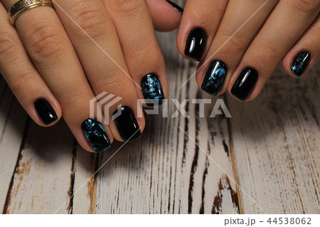 Youth manicure design, hands with sexy manicure. 44538062