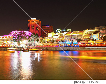 シンガポール　クラーク・キー　夜景 44538665