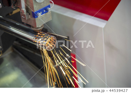 The CNC fiber laser cutting machine. 44539427