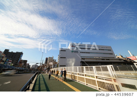日本の東京都市景観 巣鴨駅や巣鴨橋jを望む(画面左奥は、巣鴨地蔵通商店街方向) 日本の東京都市景観 巣鴨駅や巣鴨橋jを望む(画面左奥は、巣鴨地蔵通商店街方向) 44539607