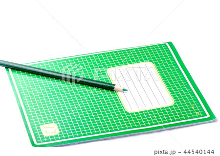 .Blank paper waiting for idea with hand and pencil 44540144