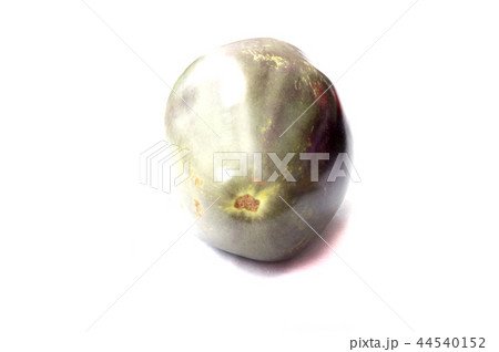 Fresh Eggplant vegetable with stem isolated 44540152