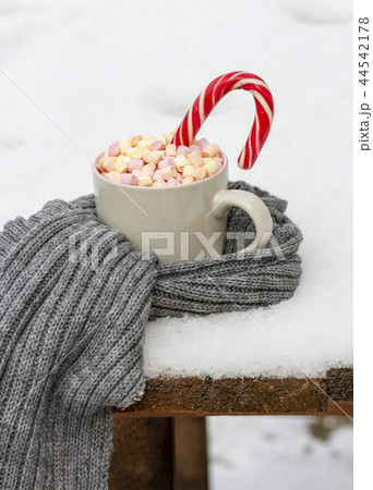 ceramic mug with hot chocolate ceramic mug with hot chocolate 44542178