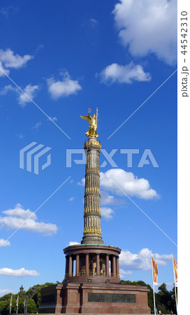 ベルリンの戦勝記念塔の写真素材