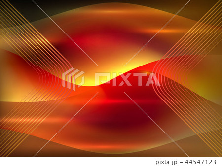 Red wave abstract background design 44547123