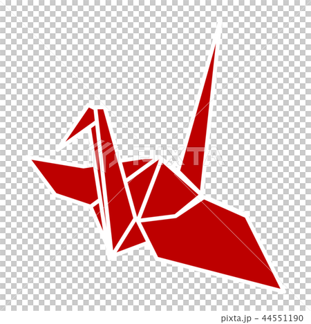 Vector Vine Origami New Year Icon 44551190