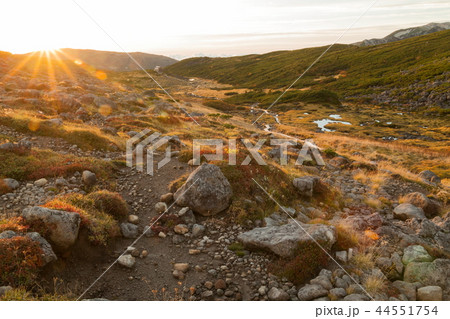 秋の雲ノ平の夕景 秋の雲ノ平の夕景 44551754