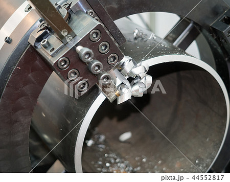 machining steel pipe part by Pipe turning machine machining steel pipe part by Pipe turning machine 44552817