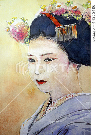 祇園の舞妓さん　京都　女性　一人 44555486