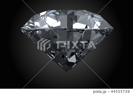 Classic, photorealistic diamond isolated on black Classic, photorealistic diamond isolated on black 44555739