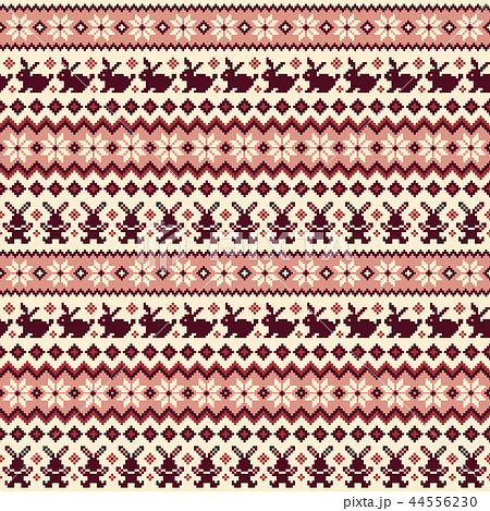 兎のノルディック柄, 44556230