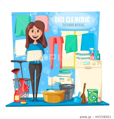 Dry cleaning, housewife and household tools Dry cleaning, housewife and household tools 44558001
