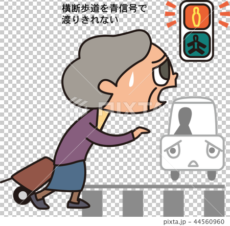 ロコチェック 横断歩道を青信号で渡りきれない ロコチェック 横断歩道を青信号で渡りきれない 44560960