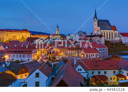 Cesky Krumlov cityscape in Czech Republic 44561528